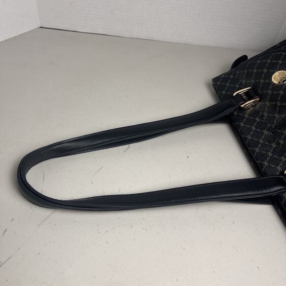 Rioni Chelsea Black Leather Purse Shoulder Bag Organizer Handbag Italian $290 - Picture 6 of 16